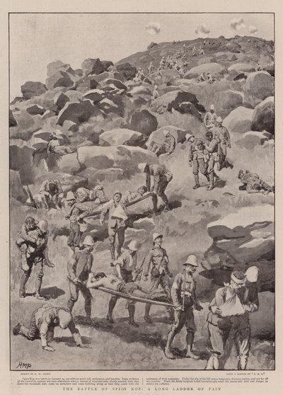 The Battle of Spion Kop, a Long Ladder of Pain by Henry Marriott Paget